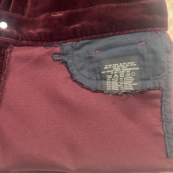 RALPH LAUREN Hampton Red Velvet Pants - Picture 16 of 16